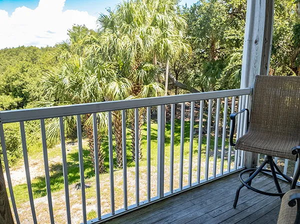 view of marsh from balcony